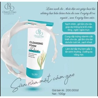 Sữa rửa mặt cám gạo