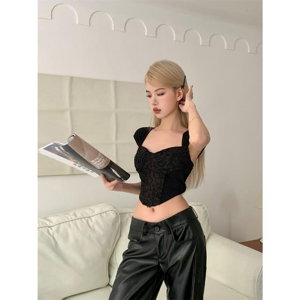 Áo Sát Nách Lưới Ôm Sát Quyến Rũ Thời Trang Cho Nữ