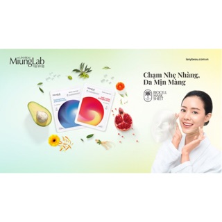 Test Mặt nạ sinh học Miung Lab dừa tươi lên men theo công nghệ Biocell