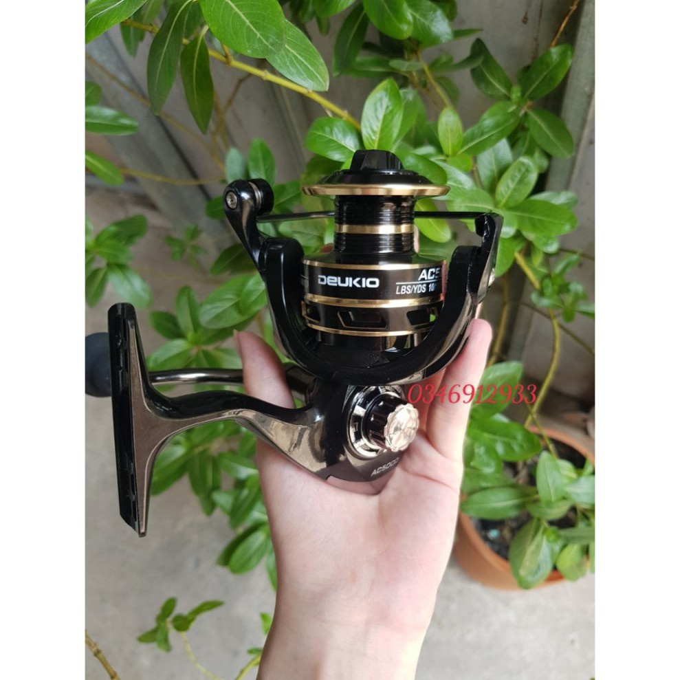 Máy câu cá DEUKIO AC cam kết Chính Hãng chất lượng,Máy câu đứng siêu bền Đồ Câu Việt Bắc