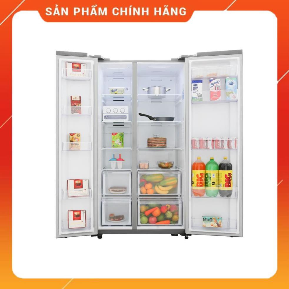 [ FREE SHIP KHU VỰC HÀ NỘI ] Tủ lạnh Samsung side by side RS62R5001M9/SV 24/7