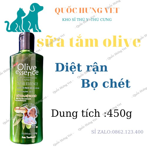 Sữa Tắm Olive dành riêng cho chó mèo