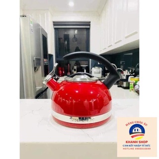 Ấm Đun Bếp Từ Cao Cấp KitchenAid 1,9L màu đỏ - Hàng Nhập Đức