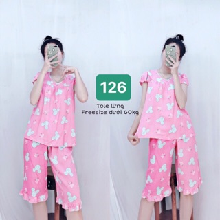 🌸🌸Đồ bộ tay ngắn vải lanh <60kg