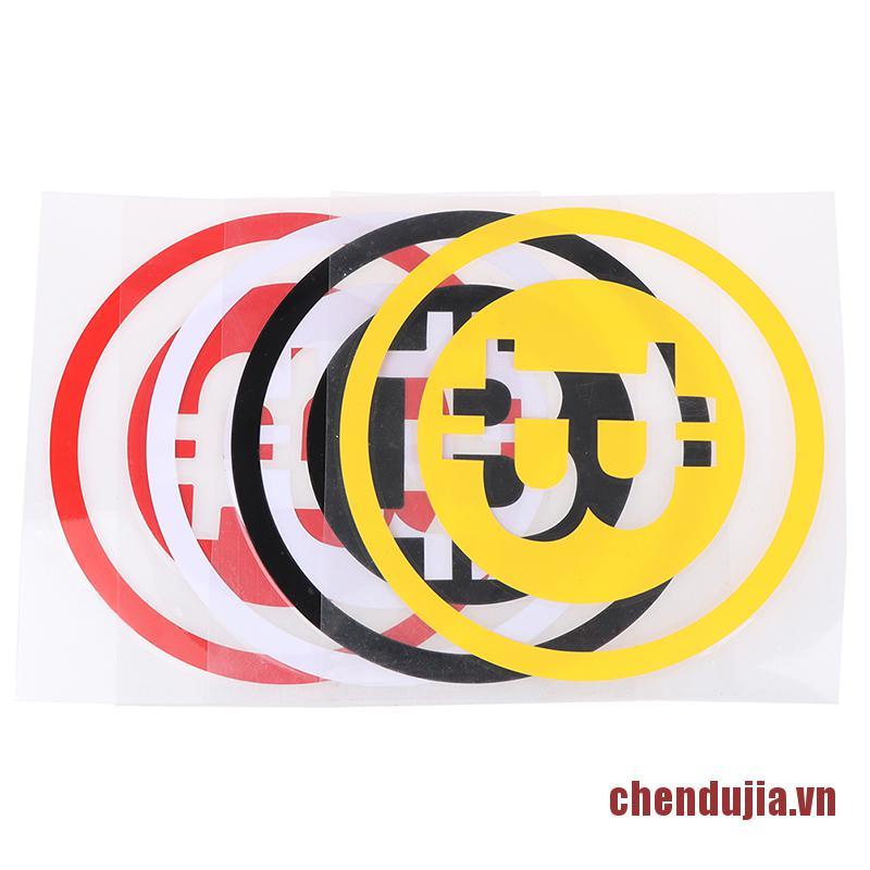 DUJIA Bitcoin Car Sticker Cryptocurrency Blockchain Sticker Vinyl Car Window Dec