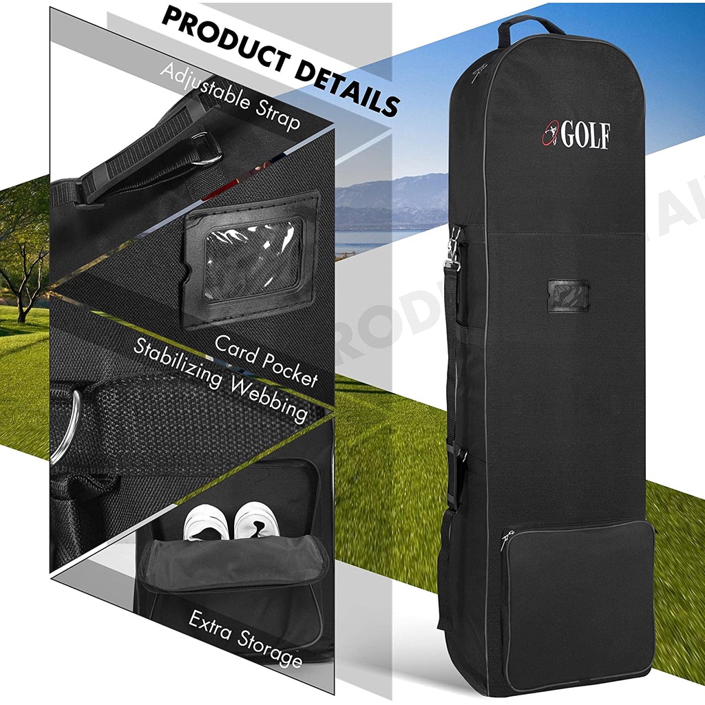 Vỏ Bọc Bánh Xe Có Dây Đeo Vai Tháo Rời Được Tiện Lợi Dành Cho Chơi Golf / Câu Lạc Bộ / Câu Lạc Bộ /