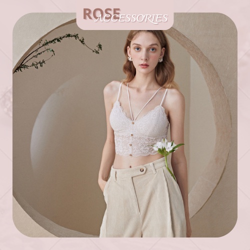 Áo Bra nữ ren tiểu thư gợi cảm cao cấp Rose Accessories mã BRA02 ( hàng đẹp )
