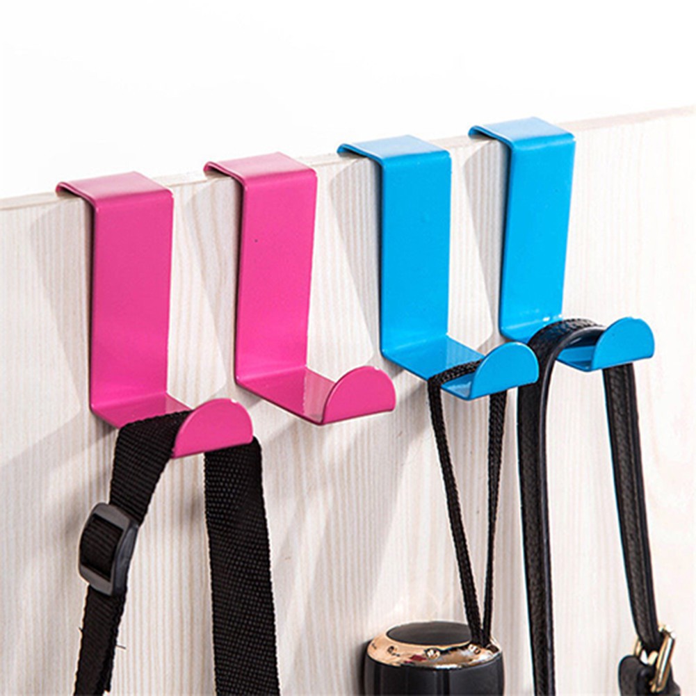 2 Móc Thép Không Rỉ Treo Bên sau Cửa Tủ Phòng Tắm