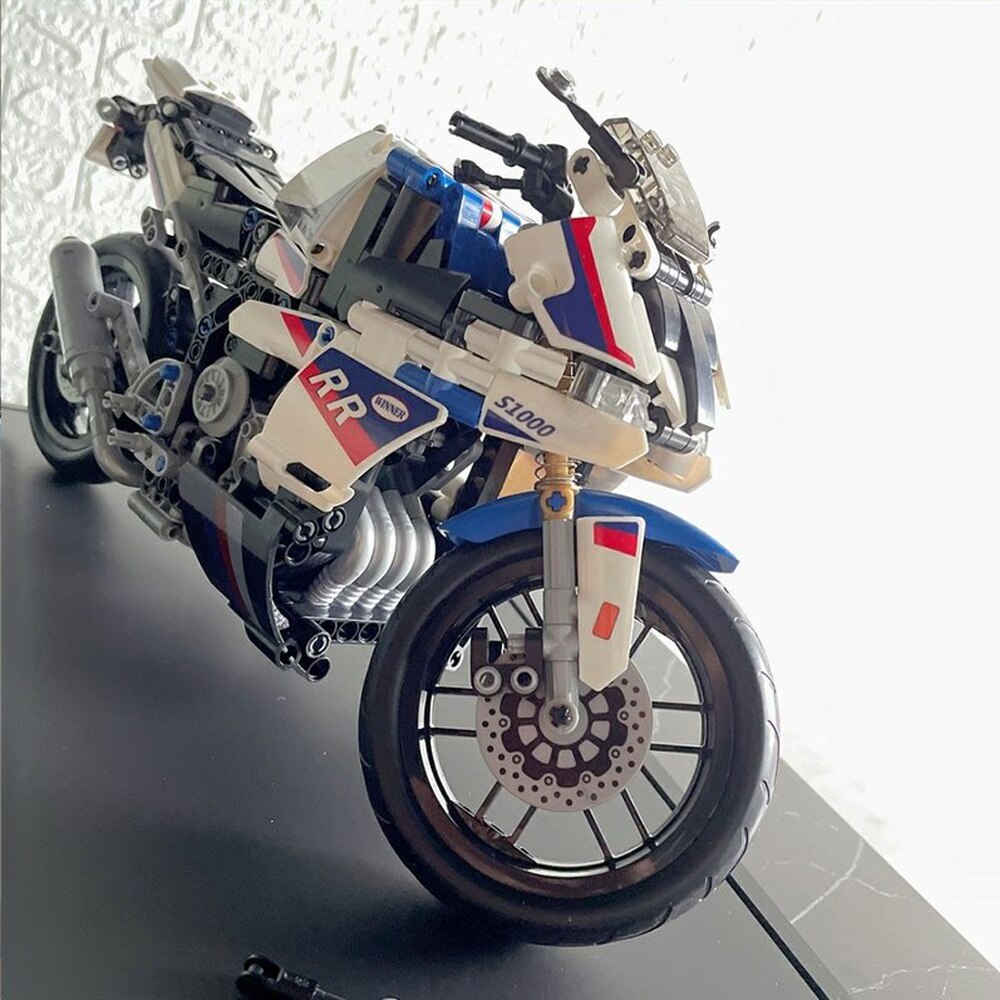 Đồ chơi Lắp ráp Mô hình Xe Mô Tô Technic BMW M 1000 RR technical 1920PCS M1000RR Motorcycle A2118 7800 Fit 42130