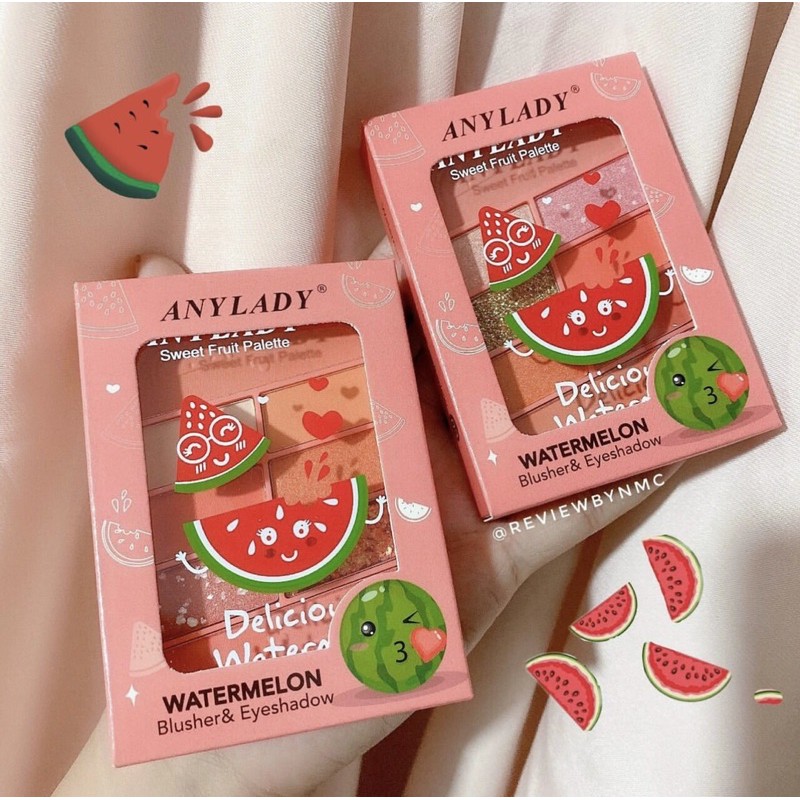 Bảng Trang Điểm 8 Ô AnyLady Dưa Hấu Watermelon | BigBuy360 - bigbuy360.vn