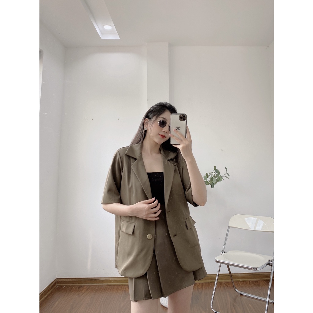 ÁO BLAZER CỘC TAY DÁNG DÀI | BigBuy360 - bigbuy360.vn