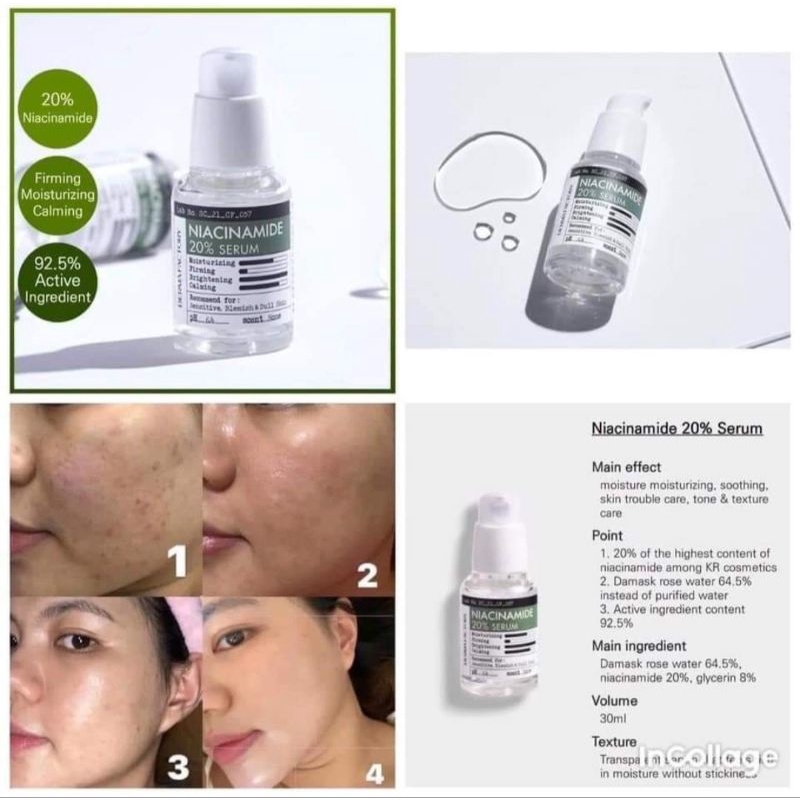 Serum Niacinamide 20% Derma Factory 30ml
