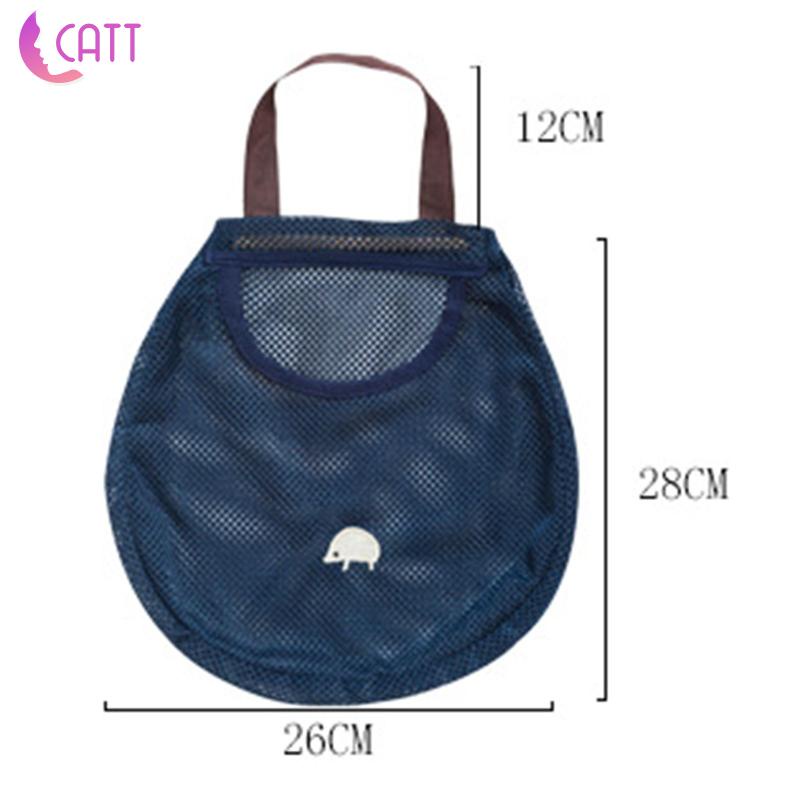 1 Túi Lưới Đựng Trái Cây / Rau Củ Treo Tường Thoáng Khí Bền Bỉ Có Thể Tái Sử Dụng Cho Nhà Bếp / Khách Sạn