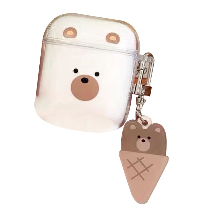 Vỏ Bảo Vệ Hộp Sạc Tai Nghe Airpods 1 2 Trong Suốt In Hình Nhóm Nhạc btsg Dễ Thương