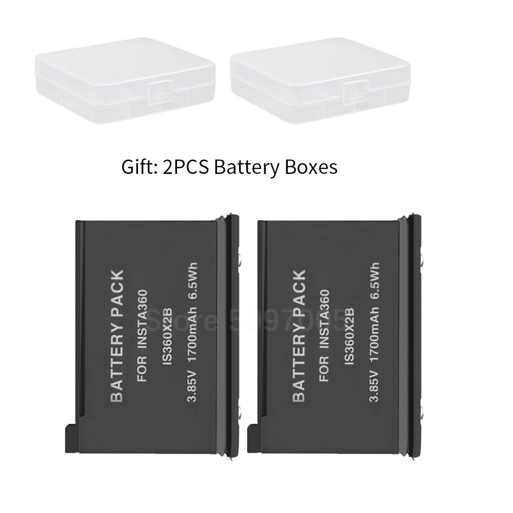 Hub sạc 3 pin 1700mAh Insta360 One X2 cho máy ảnh hành động Insta 360 One X 2