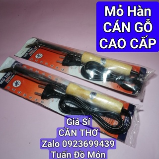 Mỏ hàn cán gỗ cao cấp 80w 100w đầu cong