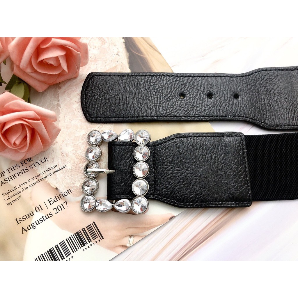 dây nịt eo nịt đầm belt mặc đầm đá chử nhật đứng bản 5p siêu hot hit