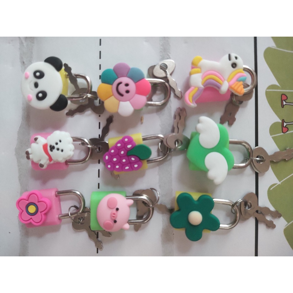 Ổ khóa mini nhiều hình đáng yêu ngộ nghĩnh cho bé