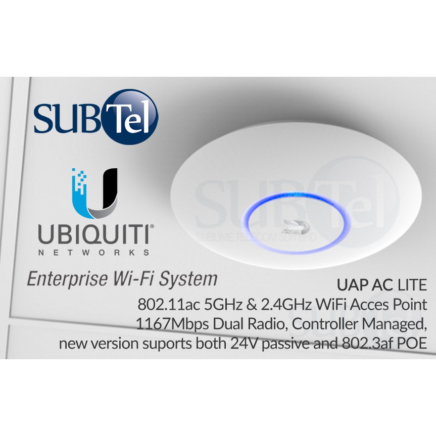 [Chính Hãng Ubiquity ] UAP AC LITE - Bộ Phát WIFI của Mỹ - cực mạnh, cho nhiều người - SUBtel