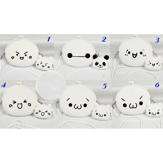 Combo 2 set túi và ví Doremon silicon cute (gồm: 2 to, 2 nhỏ)