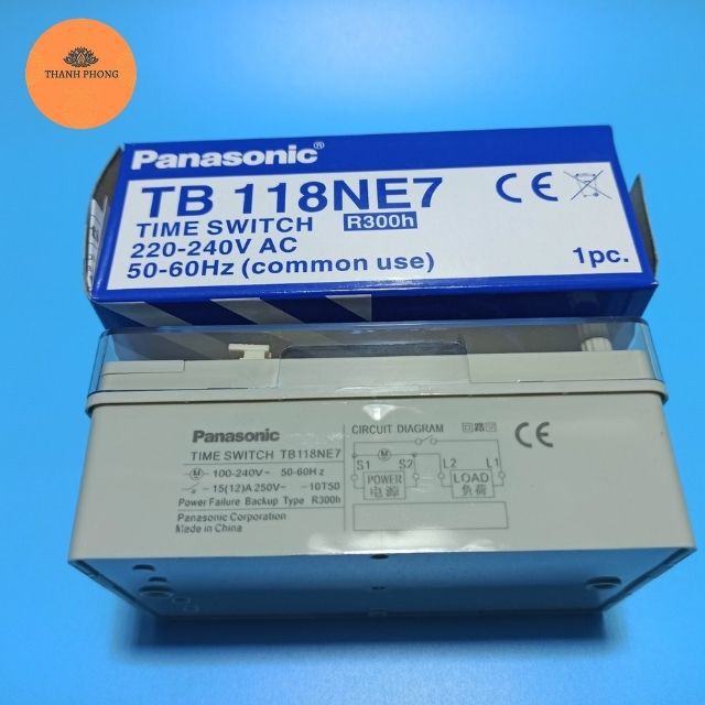 Rơ Le Thời Gian Thực Panasonic TB118NE7 Đồng Hồ Hẹn Giờ - Timer Hẹn Giờ