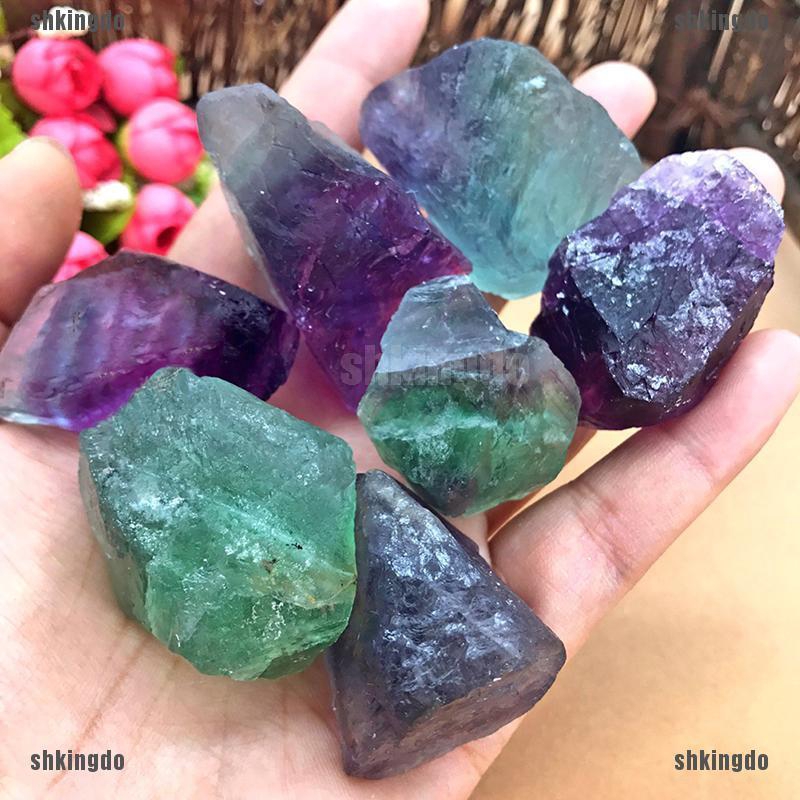 Natural Fluorspar Quartz Stone Sphere Crystal Fluorite Ball Healing Gemstone