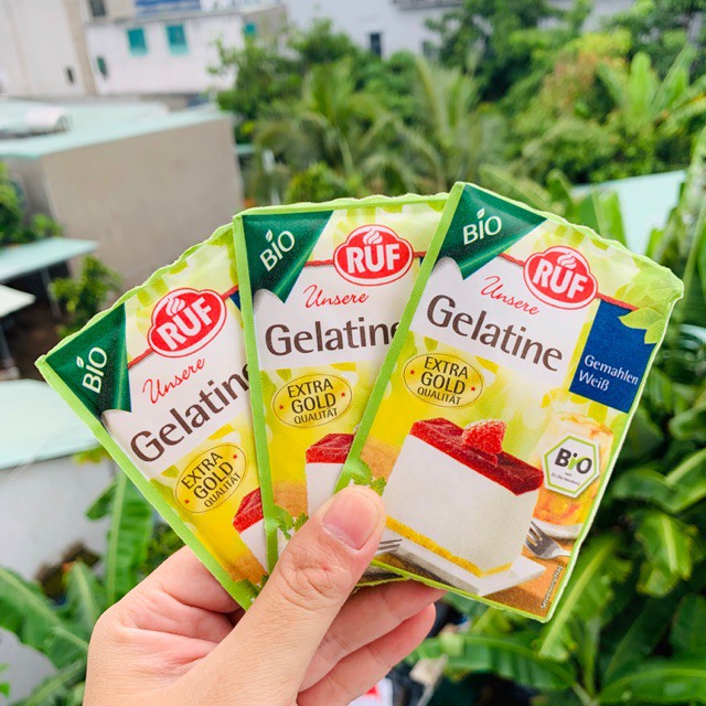 Bột Gelatin RUF Hữu Cơ Nhập Khẩu Úc Làm Thạch Rau Câu