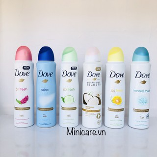 Xịt khử mùi Dove 150ml