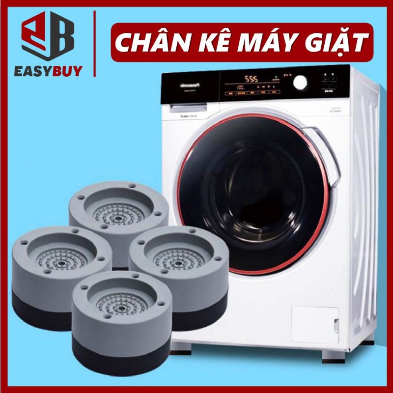 Bộ 4 Chân Kê Máy Giặt, Chân Tủ Lạnh, Chân Chống Rung Chống Ồn, Chống Rò Rỉ