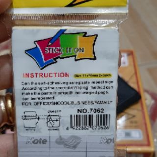 Giấy note vàng 3×2.