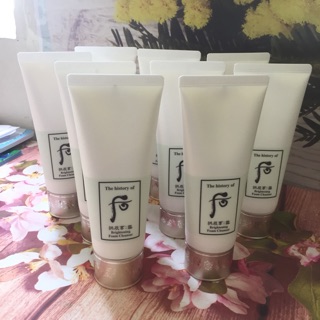 Sữa rửa mặt whoo trắng 100ml tách set