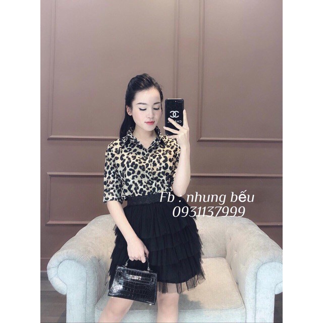 Áo sơ mi lụa sang chảnh