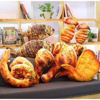 Gối 3D con mực có râu