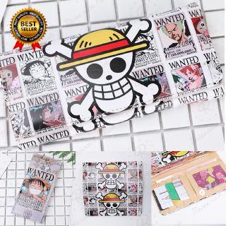 Ví da dáng dài in hình nhân vật Luffy phim One Piece