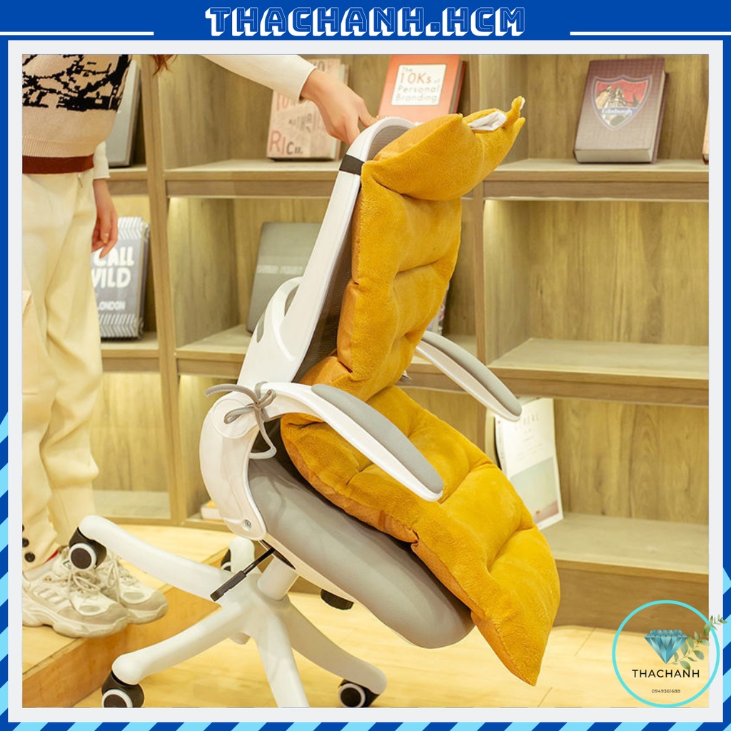 Đệm lót ghế tựa lưng 1 mảnh lông mịn 1m2 có hạt chống trược dành cho ghế văn phòng, trải nằm ngủ dưới sàn