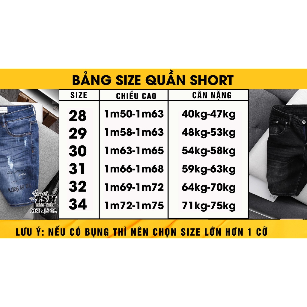 Quần short jean nam cao cấp HALLA  quần bò ngố chất bò co dãn wash trẻ trung phong cách GIÁ SỈ cho đơn hàng lẻ
