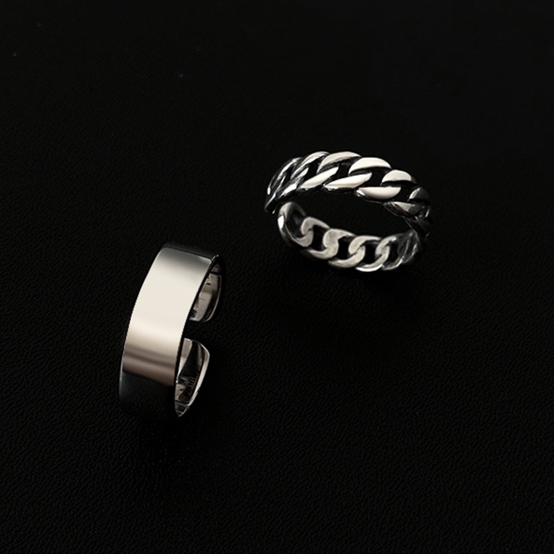 Nhẫn màu trơn phong cách cổ điển sang trọng thời trang cho nữ