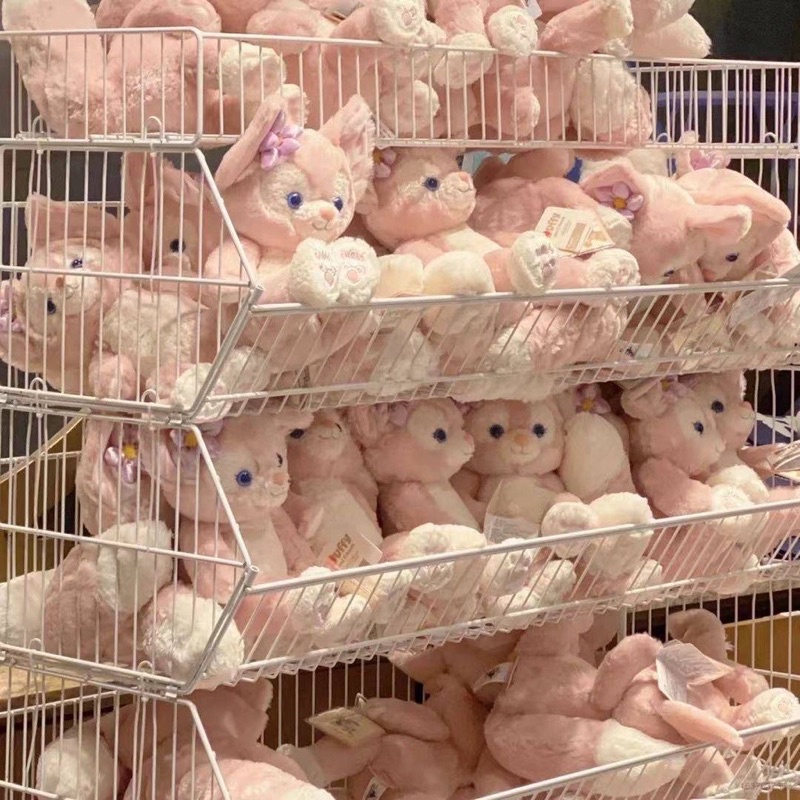 Gấu bông Linabell hồng bánh bèo có tag sịn sò