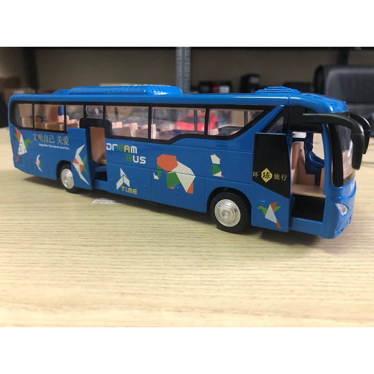 Mô hình Xe buýt đồ chơi bằng hợp kim tỉ lệ 1:32