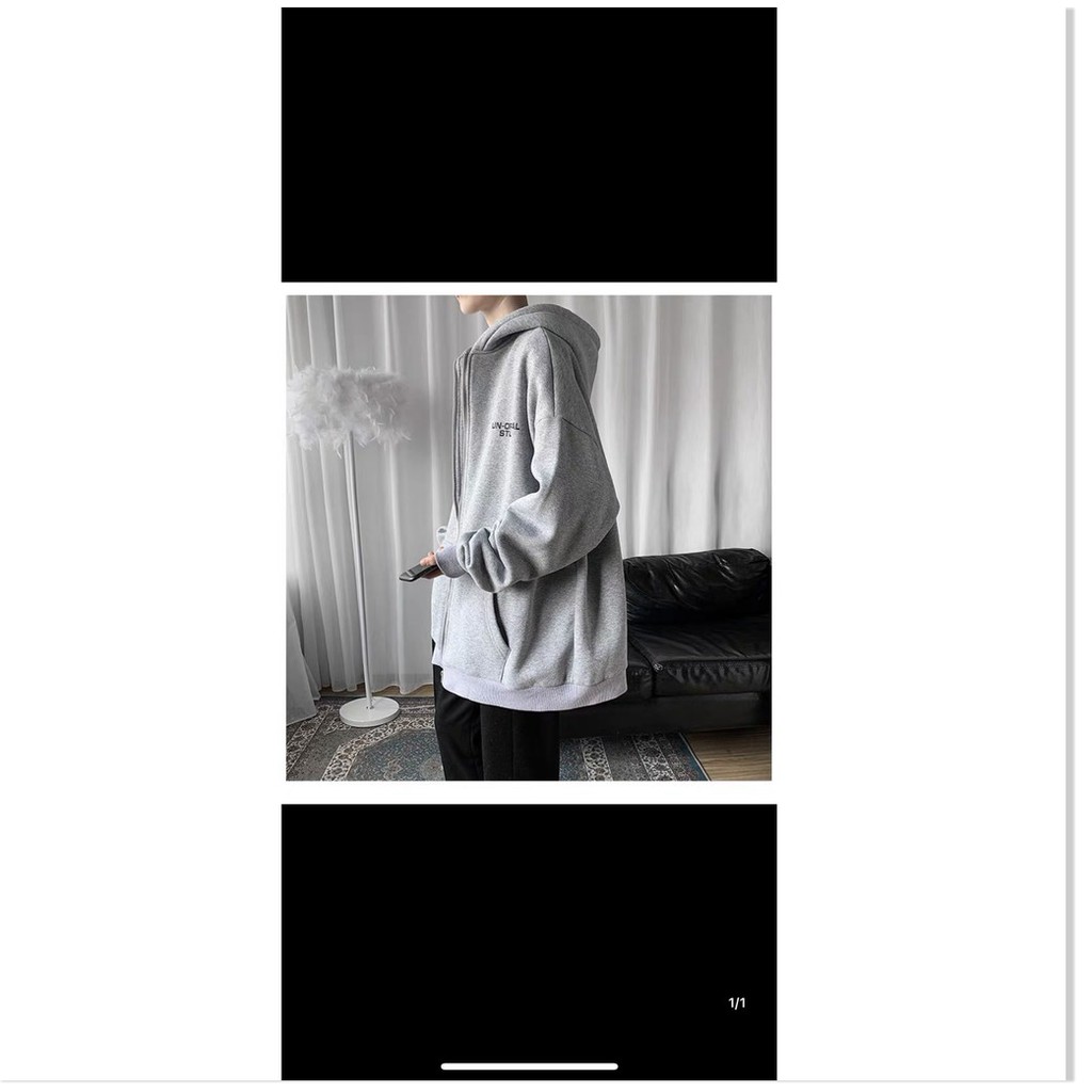 Áo nỉ dây kéo form to y hình SIÊU ĐỆP THỜI TRANG HÀN QUỐC HOT KOKO MI STORE