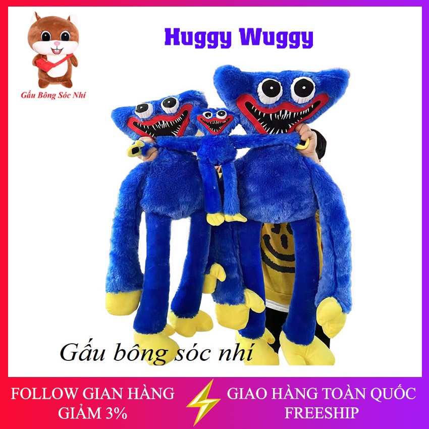 Gấu Bông Huggy Wuggy - Kissy Wissy Trong Games Poppy Playtime