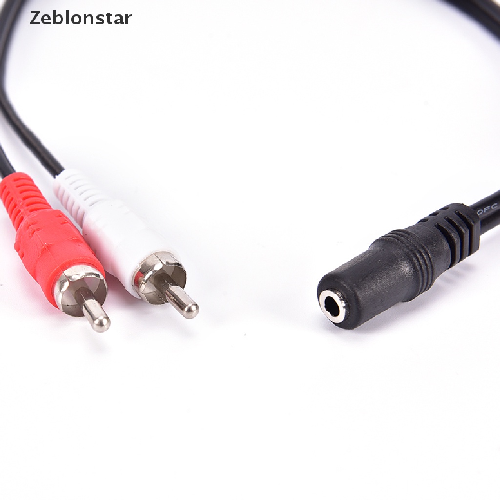 Cáp Chuyển Đổi Âm Thanh Aux Từ Đầu Cắm 2-RCA Sang Ổ Cắm 3.5mm Chuyên Dụng