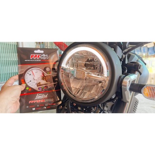 PPF Dán Bảo Vệ Đèn Pha YAMAHA XSR 900 155 ..... UPPF dán bảo vệ chóa đèn , xước tự phục hồi vết xước dâm , www.uppf.com