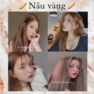 Combo thuốc nhuộm tóc màu nâu vàng