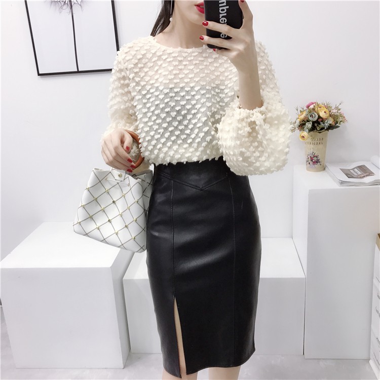 CHÂN VÁY DA BÚT CHÌ NỮ ULZZANG | BigBuy360 - bigbuy360.vn
