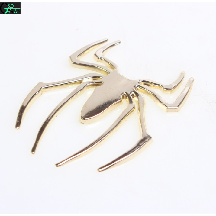 Tem Decal miếng dán nhện 3D dán trên xe hơi, ô tô GS2-Con nhện dán xe ô tô