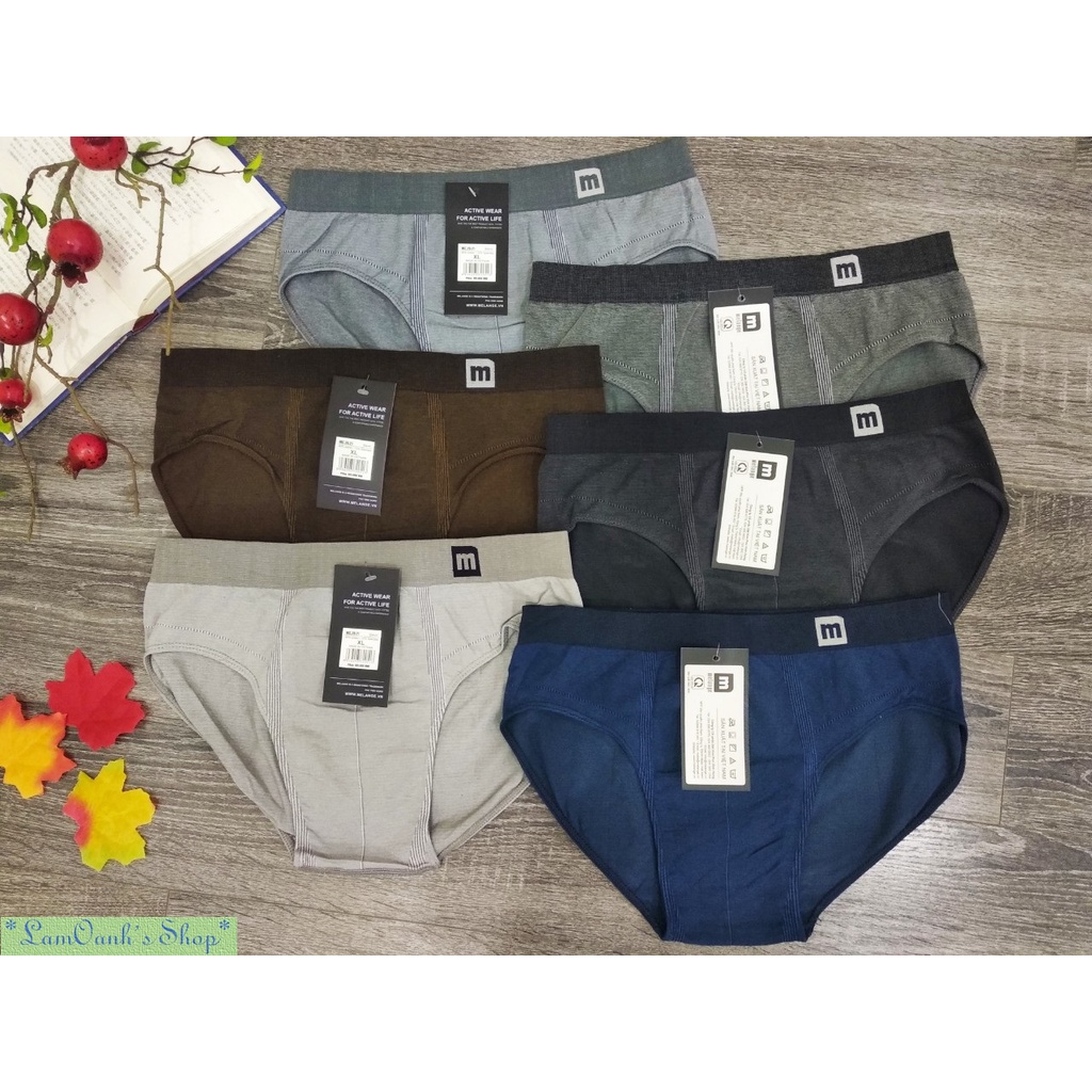 ⚡SALE 50%⚡Combo 6 chiếc quần sịp đùi, quần lót nam⚡ chính hãng Melange cao cấp ⚡hàng loại 1, cotton thoáng mát ⚡
