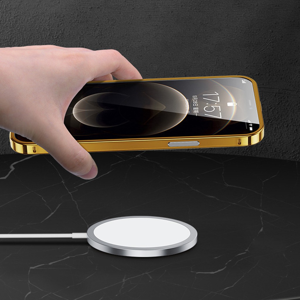 Ốp Điện Thoại Siêu Mỏng Khung Kim Loại Nhôm Cho Iphone