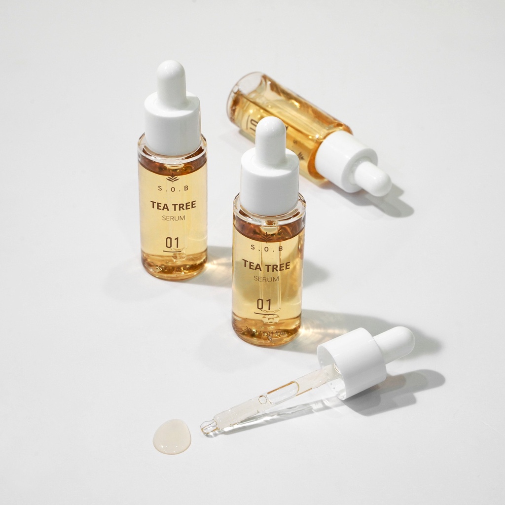 Tinh chất giảm thâm ngăn ngừa mụn phục hồi da S.O.B TEA TREE SERUM 30ml