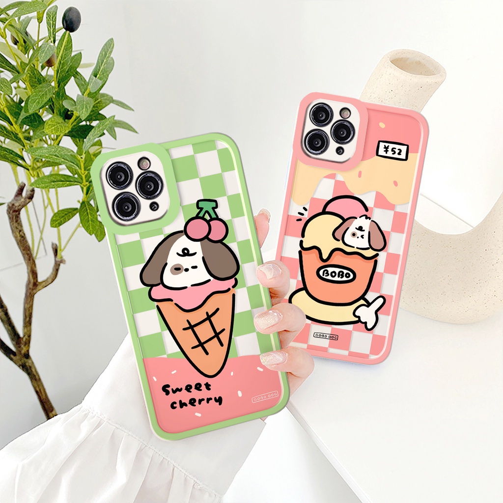 Ốp lưng iphone Bobo Cream cạnh vuông 6/6plus/6s/6splus/7/7plus/8/8plus/x/xr/xs/11/12/13/pro/max/plus/promax
